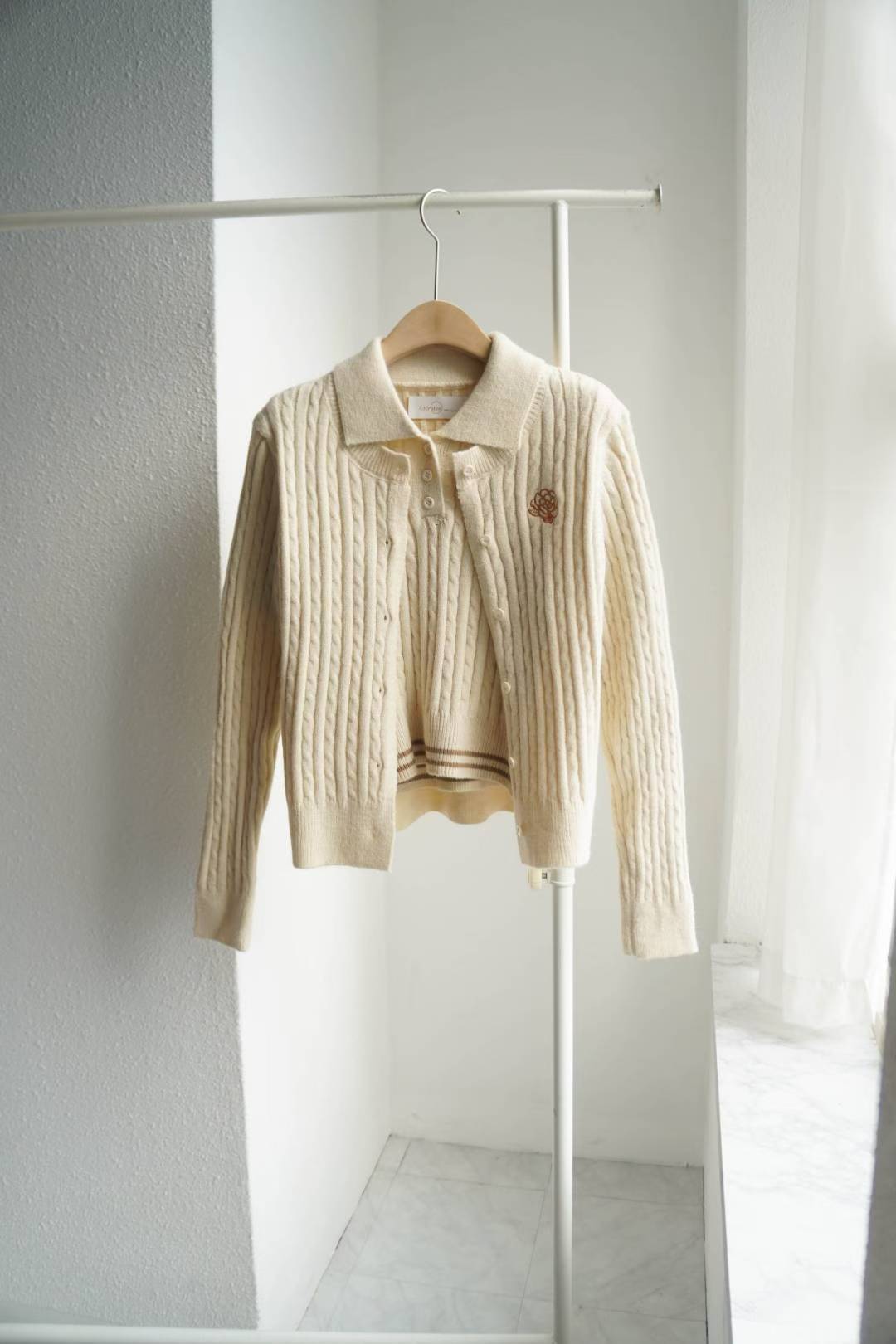 🧶【Adorable Flower Knit Set · 針織花朵套裝】🧶