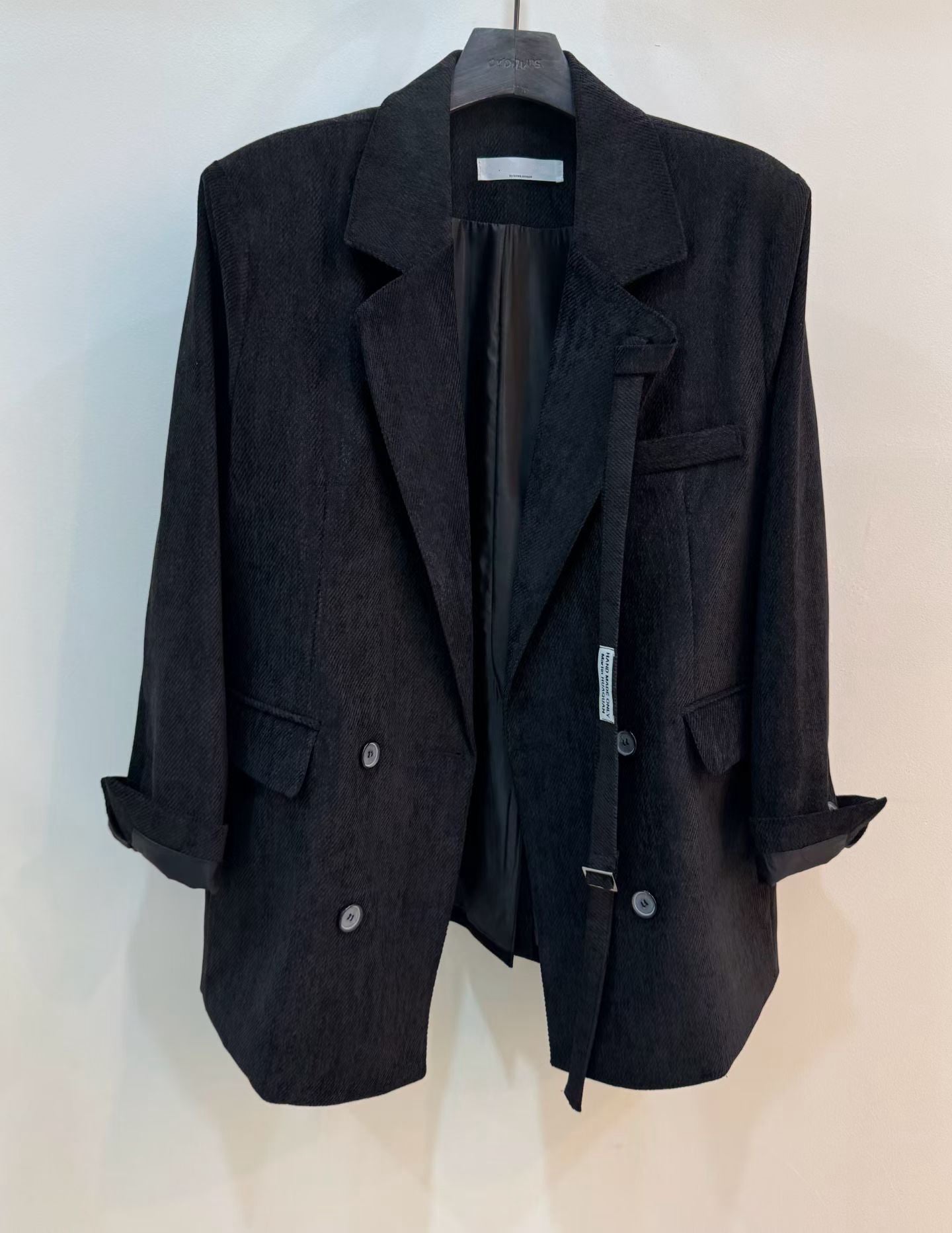 Corduroy Suit Set · 灰調燈芯絨西裝套裝