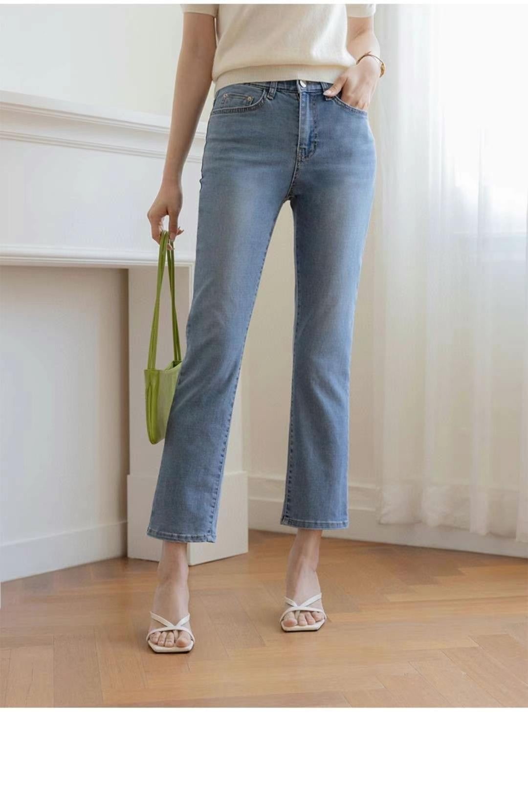 Cooling Stretch 9/10 Denim 感高彈性9分牛仔褲