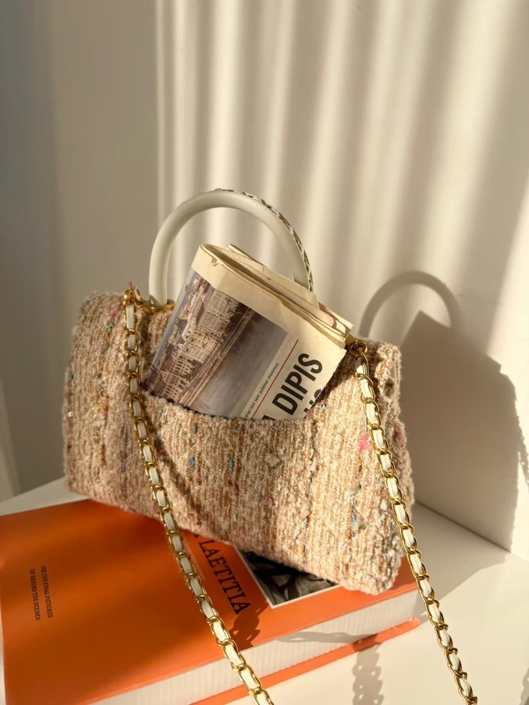 ⁺ ⁺ ⁺ ˖◛⁺⑅2025 SS Collection♡⑅⁺◛˖ ˚ ༘♡
Sincere’s choice 💫
Tweed handbag
靚款😍手拎/斜揹兩用
💕pre-order only
