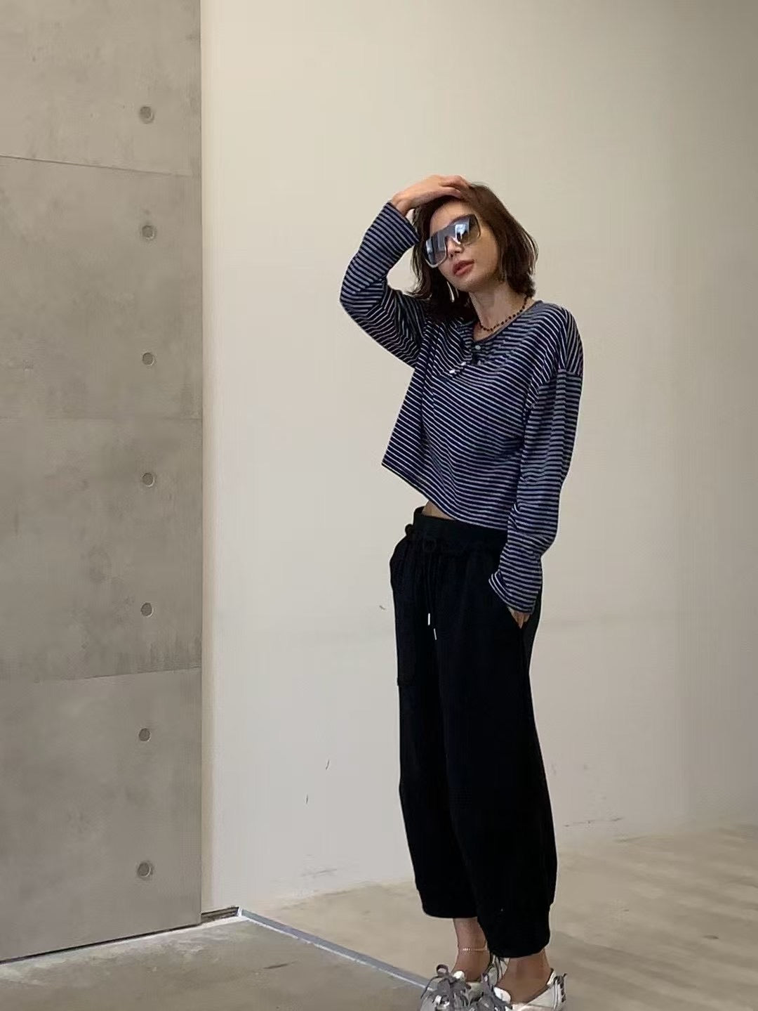 Paris Match 9分Jogger 慵懶風休閒褲