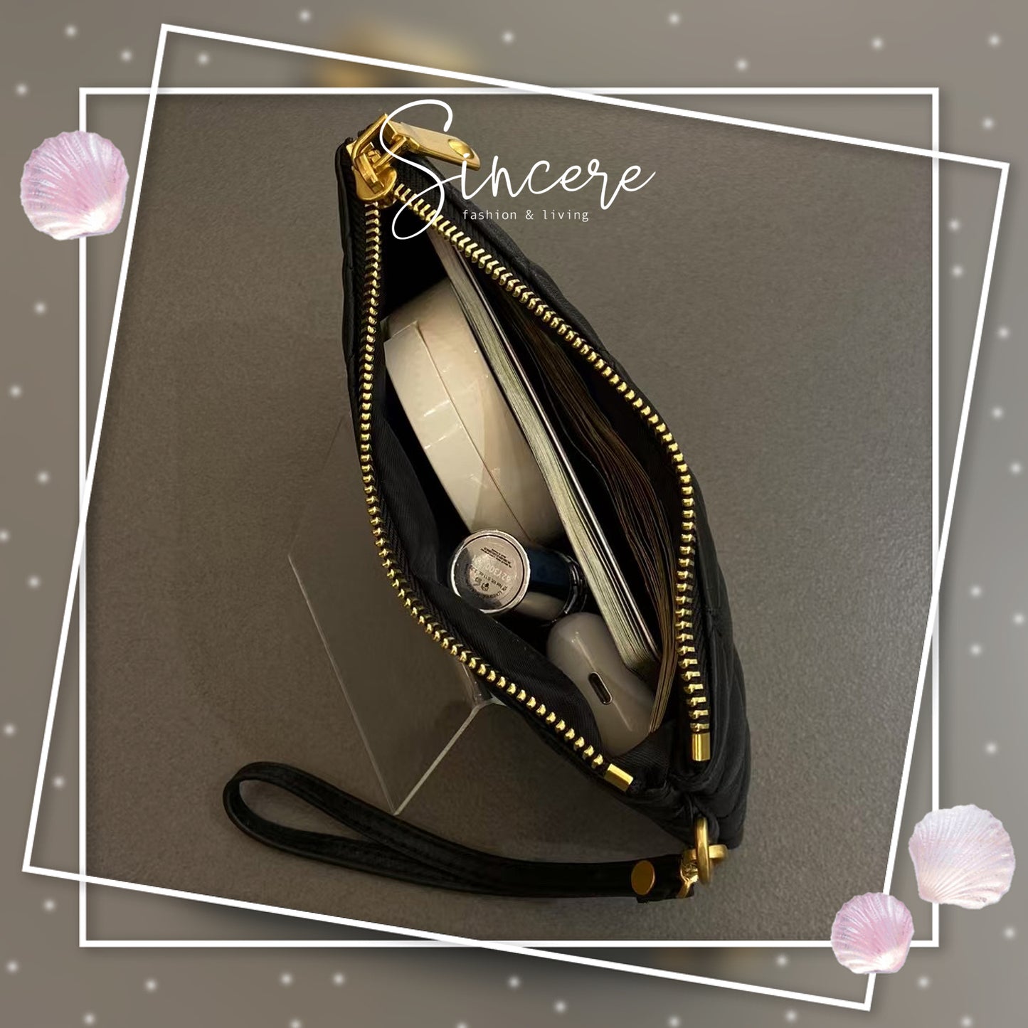 °❀⋆.ೃ࿔*:・𝒦𝑜𝓇𝑒𝒶 𝒶𝒸𝒸𝑒𝓈𝓈𝑜𝓇𝒾𝑒𝓈 𝒸𝑜𝓁𝓁𝑒𝒸𝓉𝒾𝑜𝓃⍣ ೋ
✧˚. 🎀 真羊皮手提包🧷✧˚.ᵎᵎ
𝓡𝓮𝓪𝓵 𝓵𝓮𝓪𝓽𝓱𝓮𝓻 𝓬𝓵𝓾𝓽𝓬𝓱
放到好多野,落街都好方便呀😊