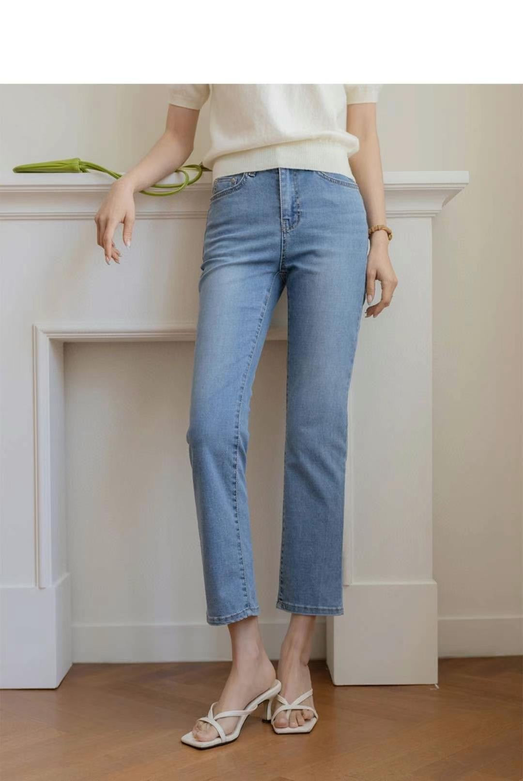 Cooling Stretch 9/10 Denim 感高彈性9分牛仔褲