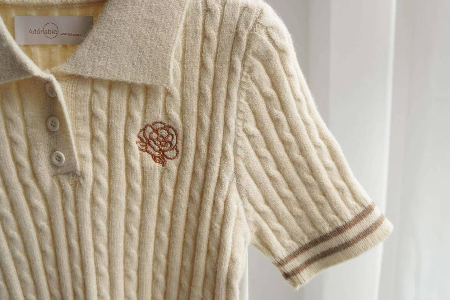 🧶【Adorable Flower Knit Set · 針織花朵套裝】🧶