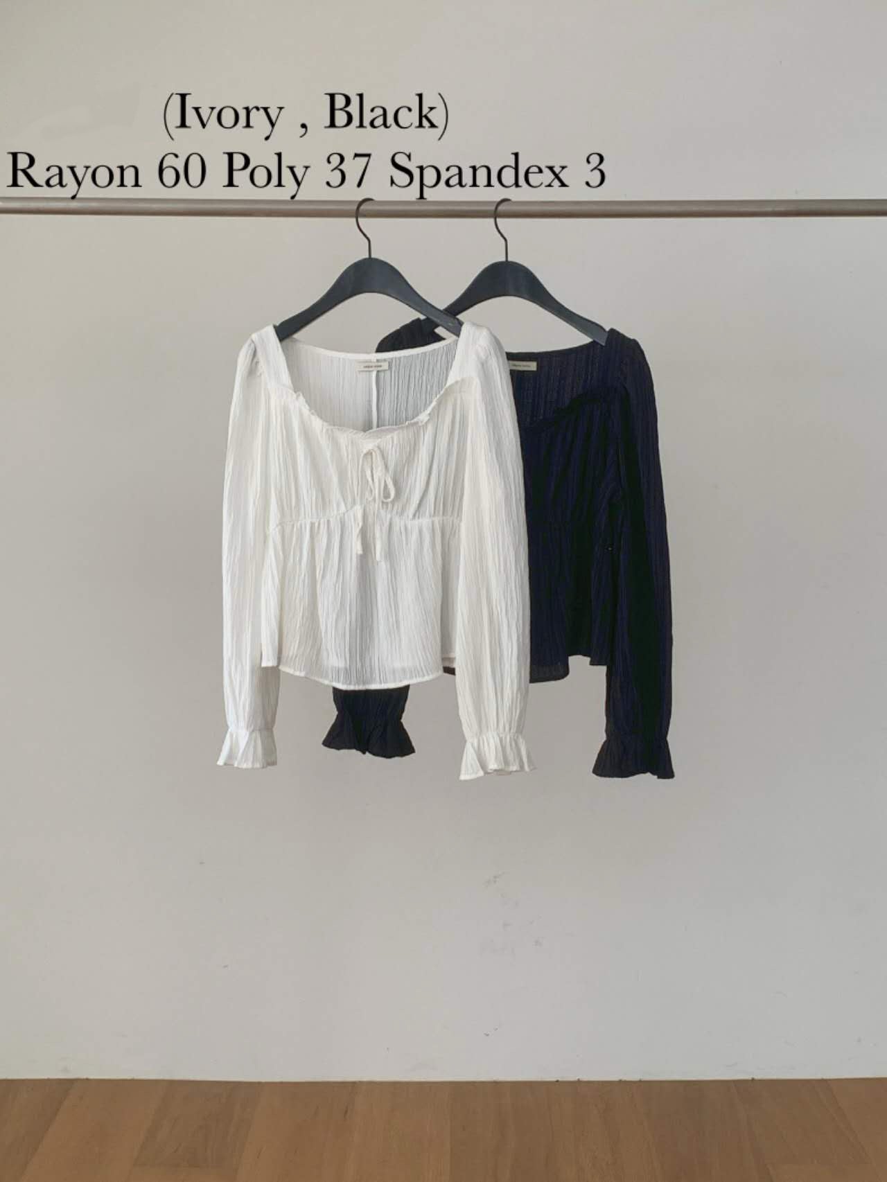 ✨【Romantic Puff Blouse · 法式泡泡袖上衣】✨