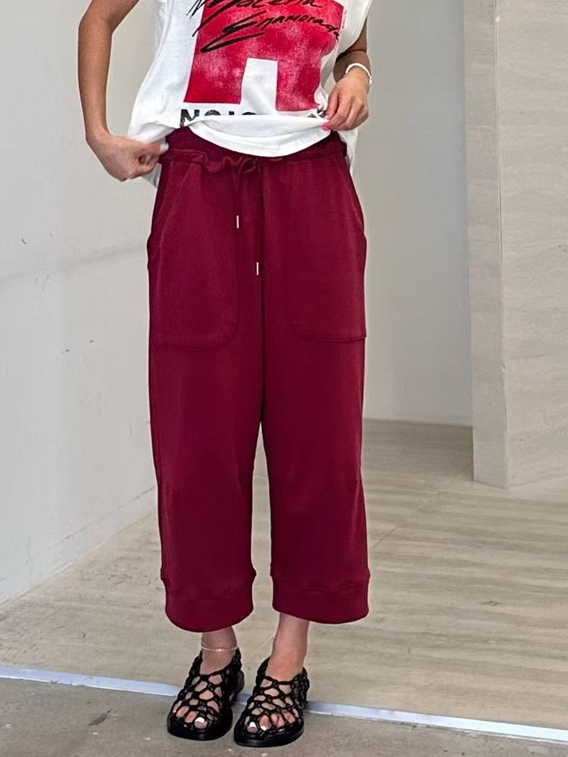 Paris Match 9分Jogger 慵懶風休閒褲