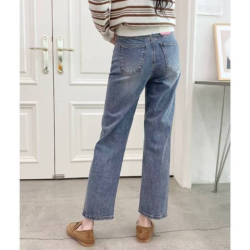 Straight Fit Denim Jeans 直筒彈力牛仔褲