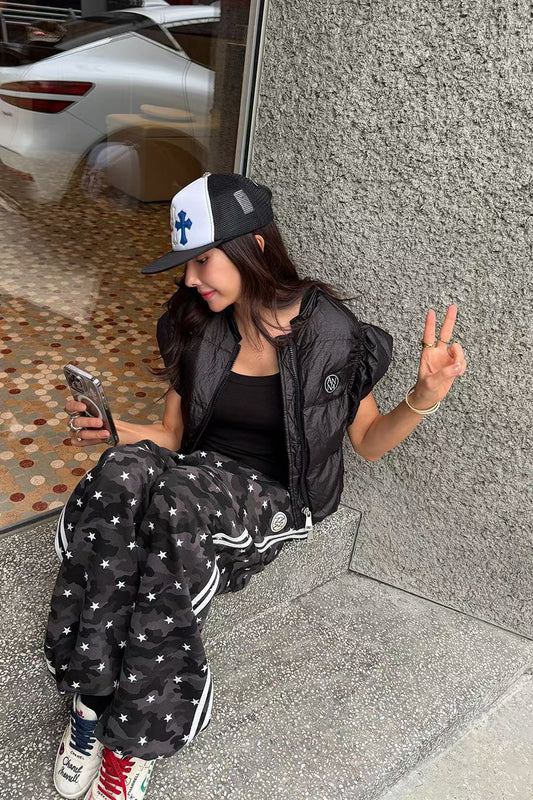 ✨【Ruffle Sleeve Padded Vest · 蓬蓬荷葉袖羽絨背心】✨
🔥 東大門潮款 · Anna 系列 🔥