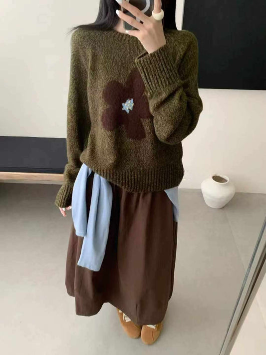 ✨【25FW Flower Knit Sweater · 花朵針織毛衣】✨
