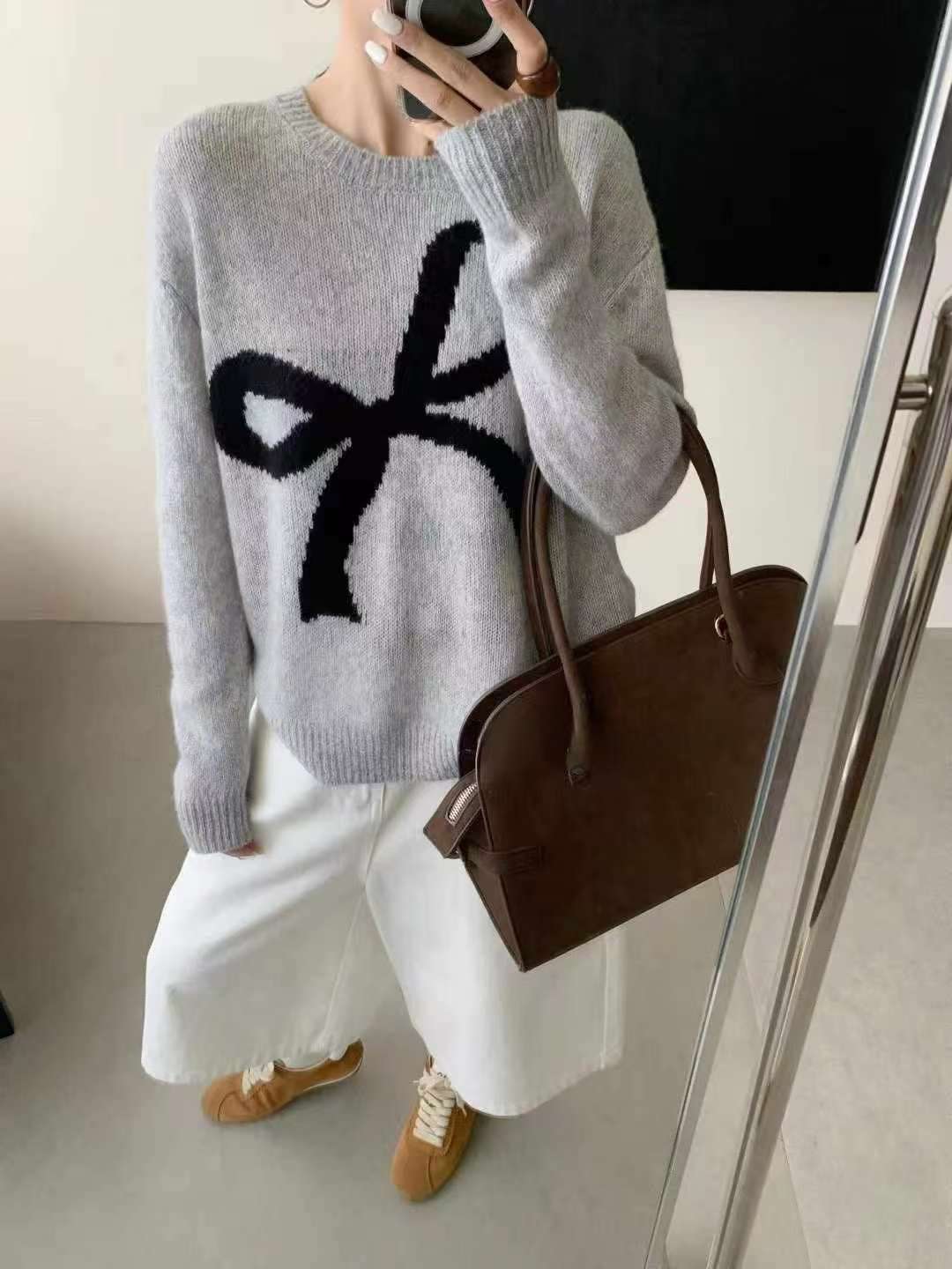 ✨【25FW Ribbon Knit Sweater · 蝴蝶結針織毛衣】✨