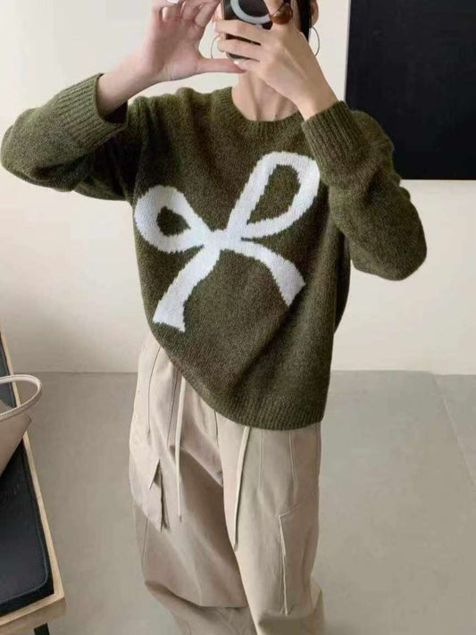 ✨【25FW Ribbon Knit Sweater · 蝴蝶結針織毛衣】✨