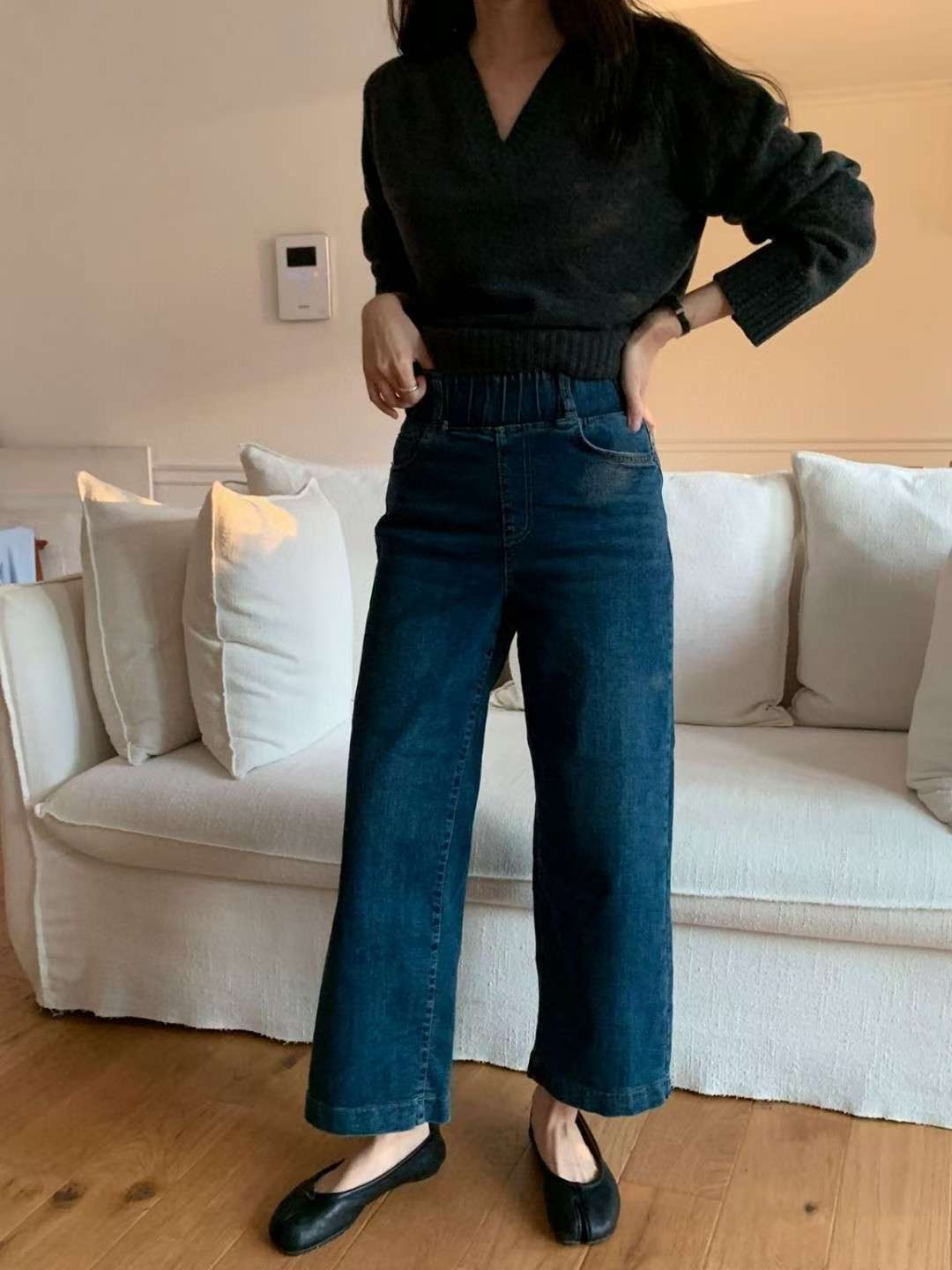 ✨【高腰直筒牛仔褲】✨