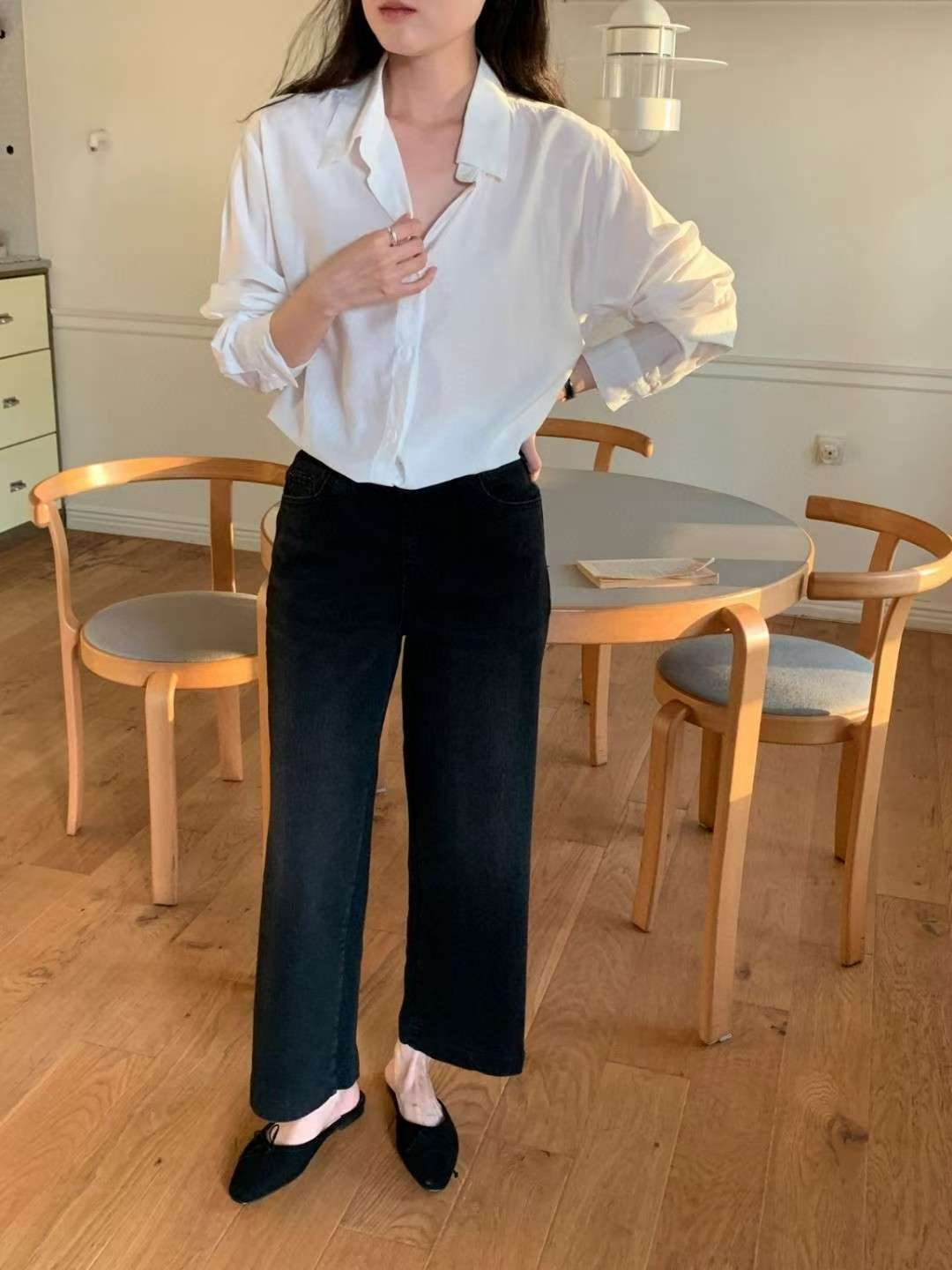 ✨【高腰直筒牛仔褲】✨