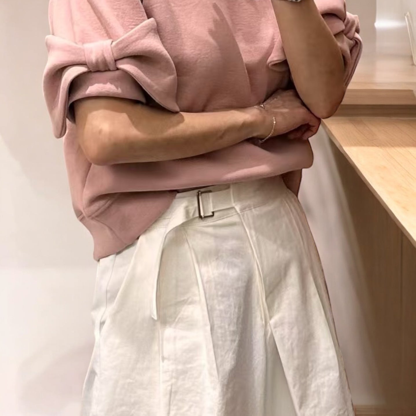 🎀 Bow Sleeve Sweat Top 蝴蝶結袖設計感上衣