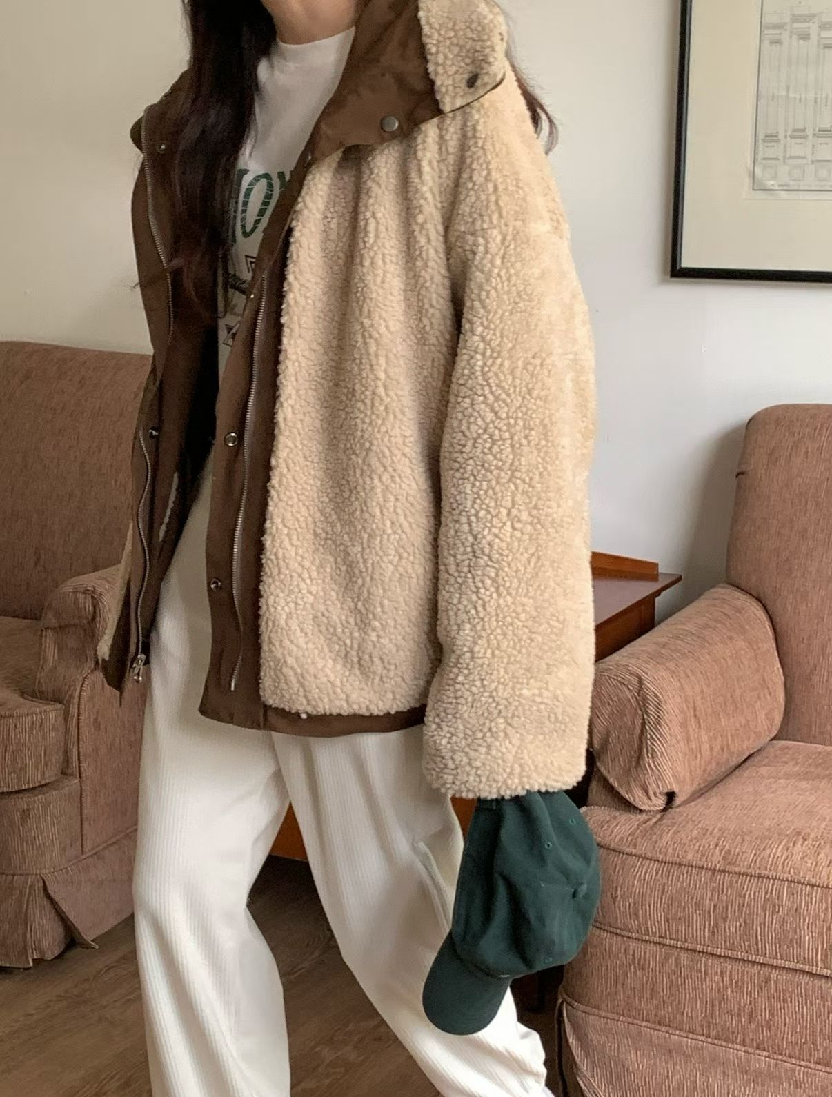 ✨【Reversible Fleece Jacket · 雙面穿羊羔絨外套】✨