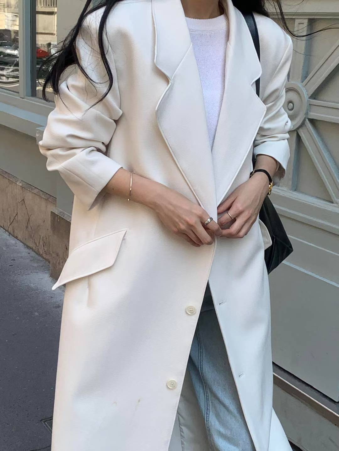 ✨【Minimal Chic Long Coat · 極簡長版外套】✨