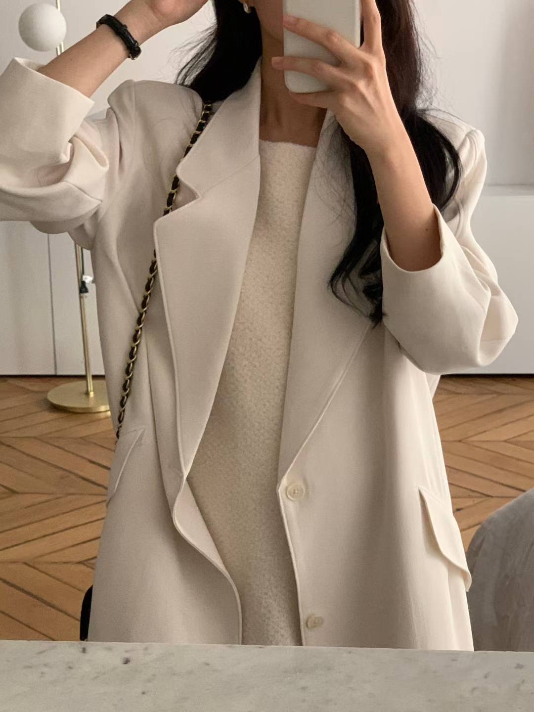 ✨【Minimal Chic Long Coat · 極簡長版外套】✨