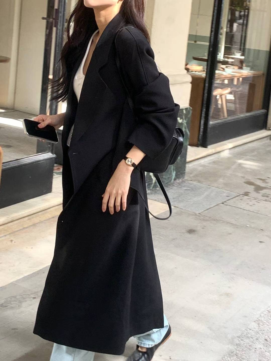 ✨【Minimal Chic Long Coat · 極簡長版外套】✨