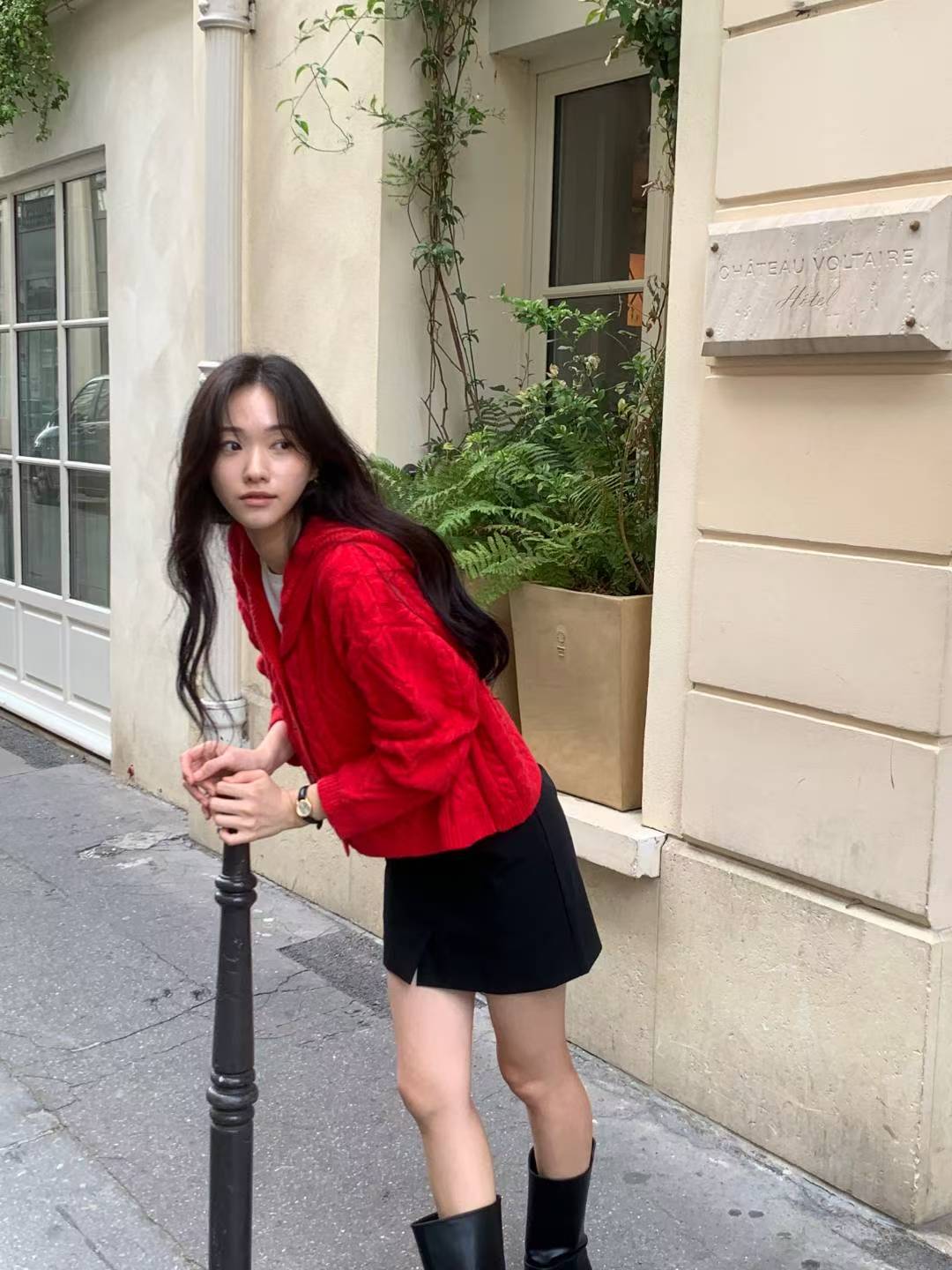 ✨【Paris Cable Knit Hoodie Cardigan · 法式編織連帽外套】✨