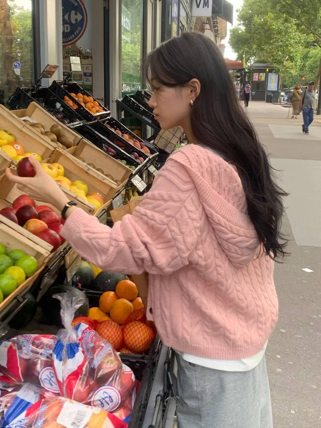 ✨【Paris Cable Knit Hoodie Cardigan · 法式編織連帽外套】✨