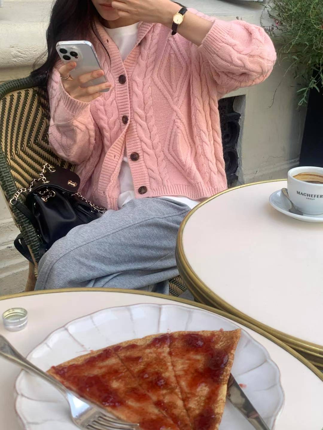 ✨【Paris Cable Knit Hoodie Cardigan · 法式編織連帽外套】✨