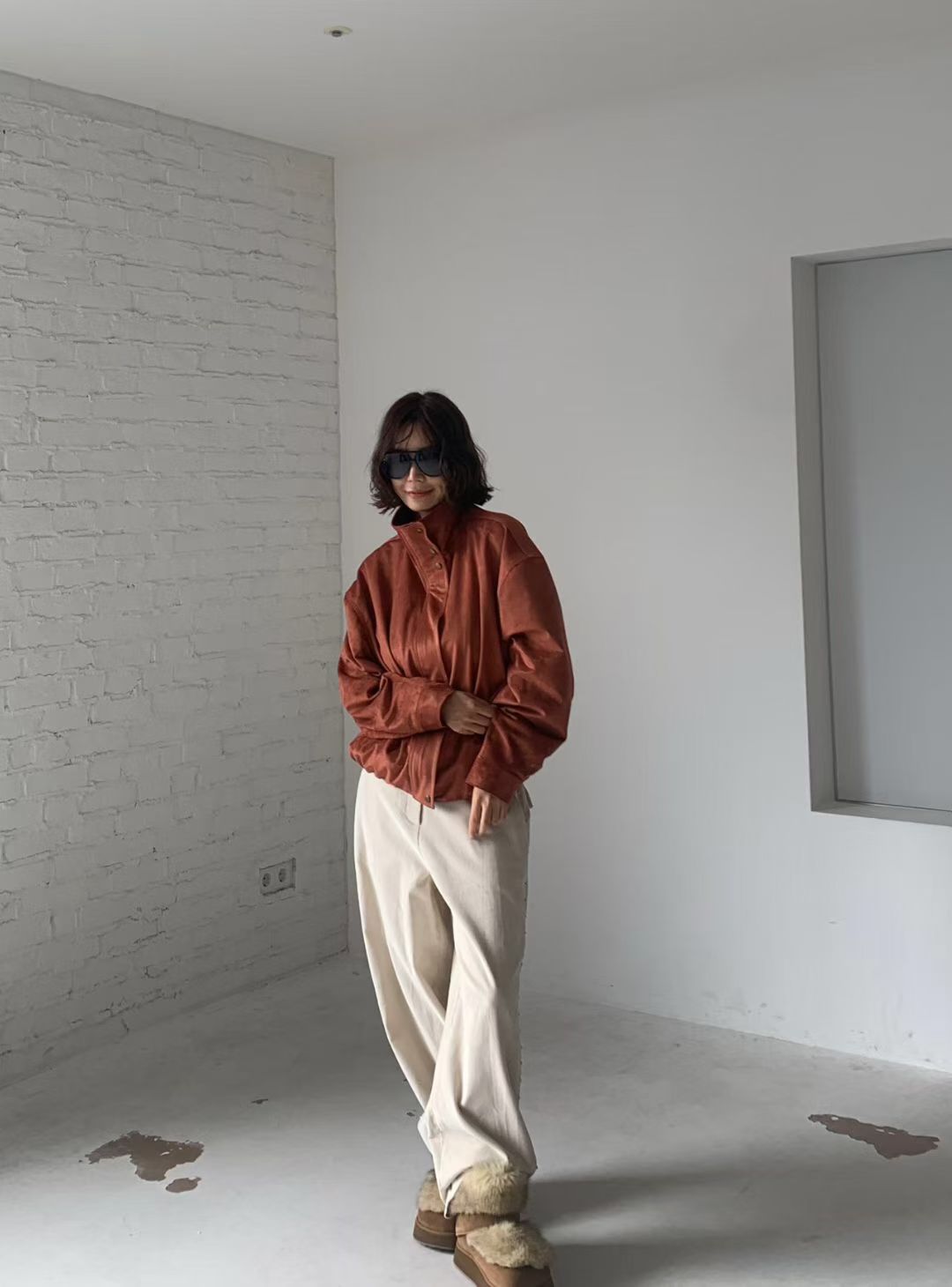 ✨【Stud Line Wide Pants · 窩釘裝飾闊腳褲】✨