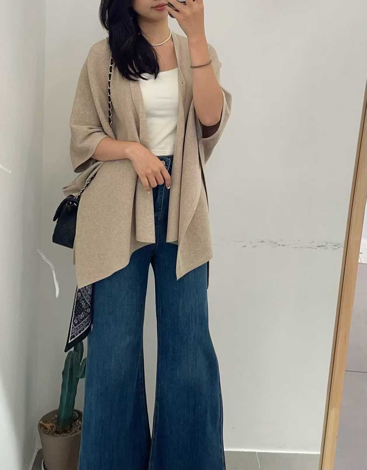 ✨【Knit Poncho · 氣質針織披肩上衣】✨