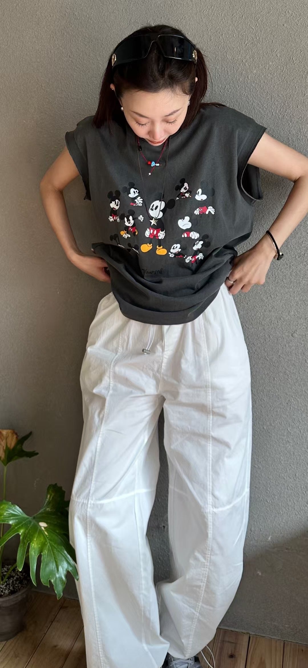 A1095 Mickey 背心tee