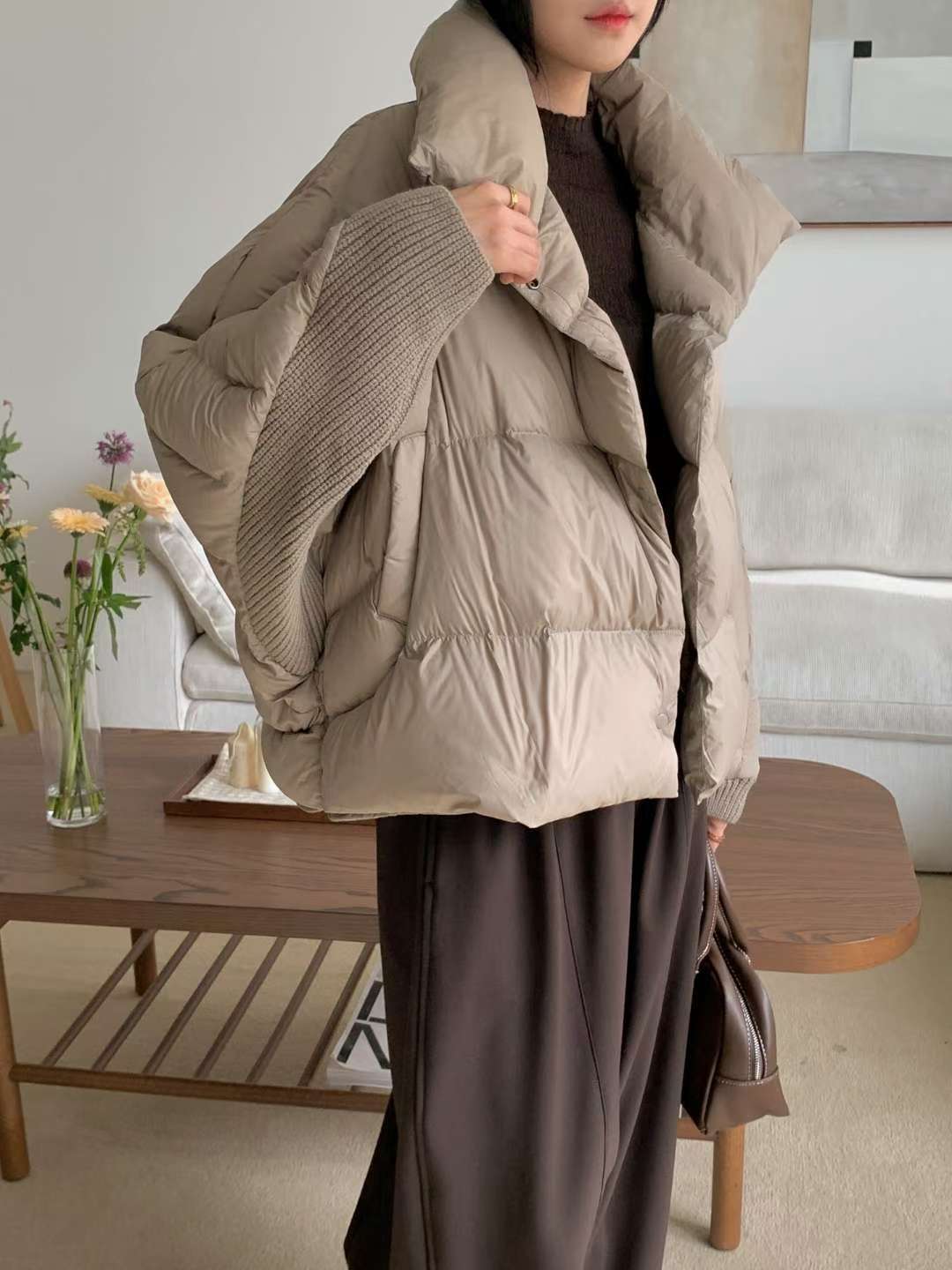 ✨【Cape Down Jacket · 羽絨斗篷外套】✨