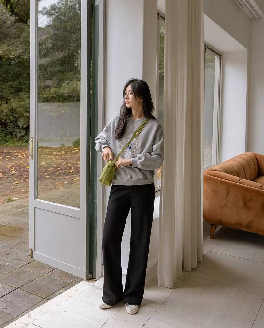 👕【KJ Logo French Sweatshirt · 法文字母薄絨衛衣】👕