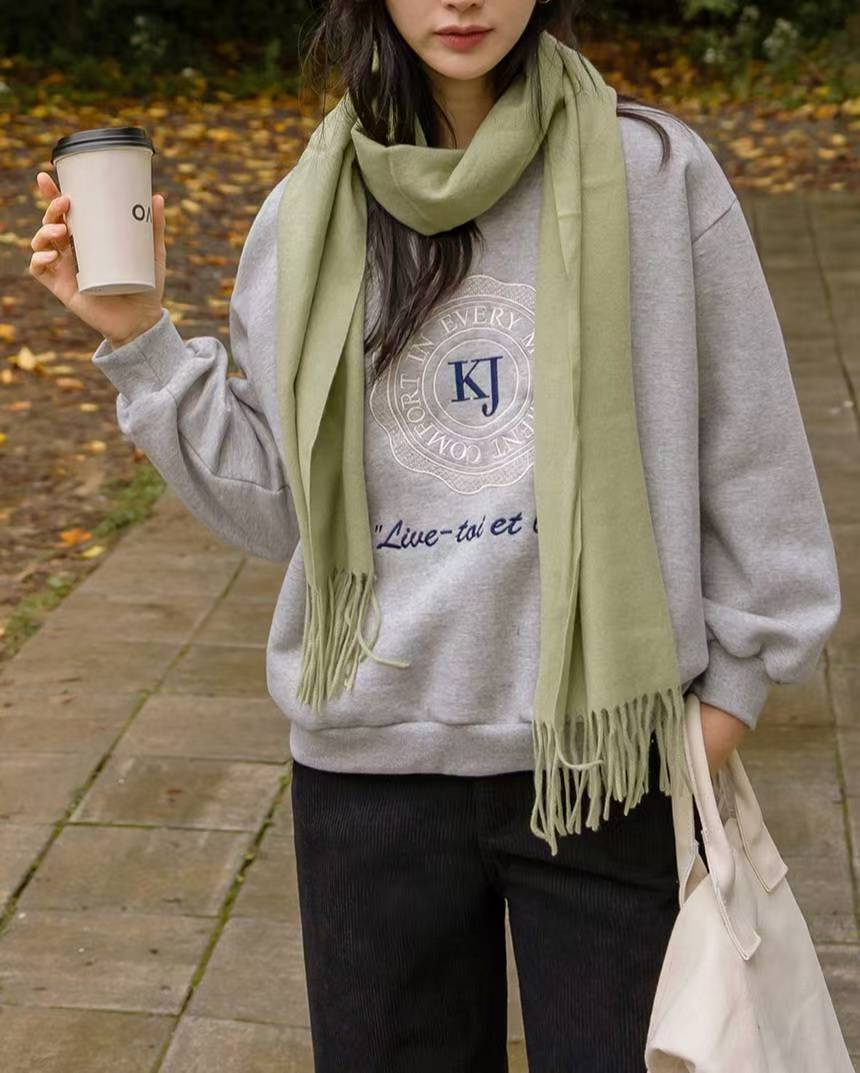 👕【KJ Logo French Sweatshirt · 法文字母薄絨衛衣】👕