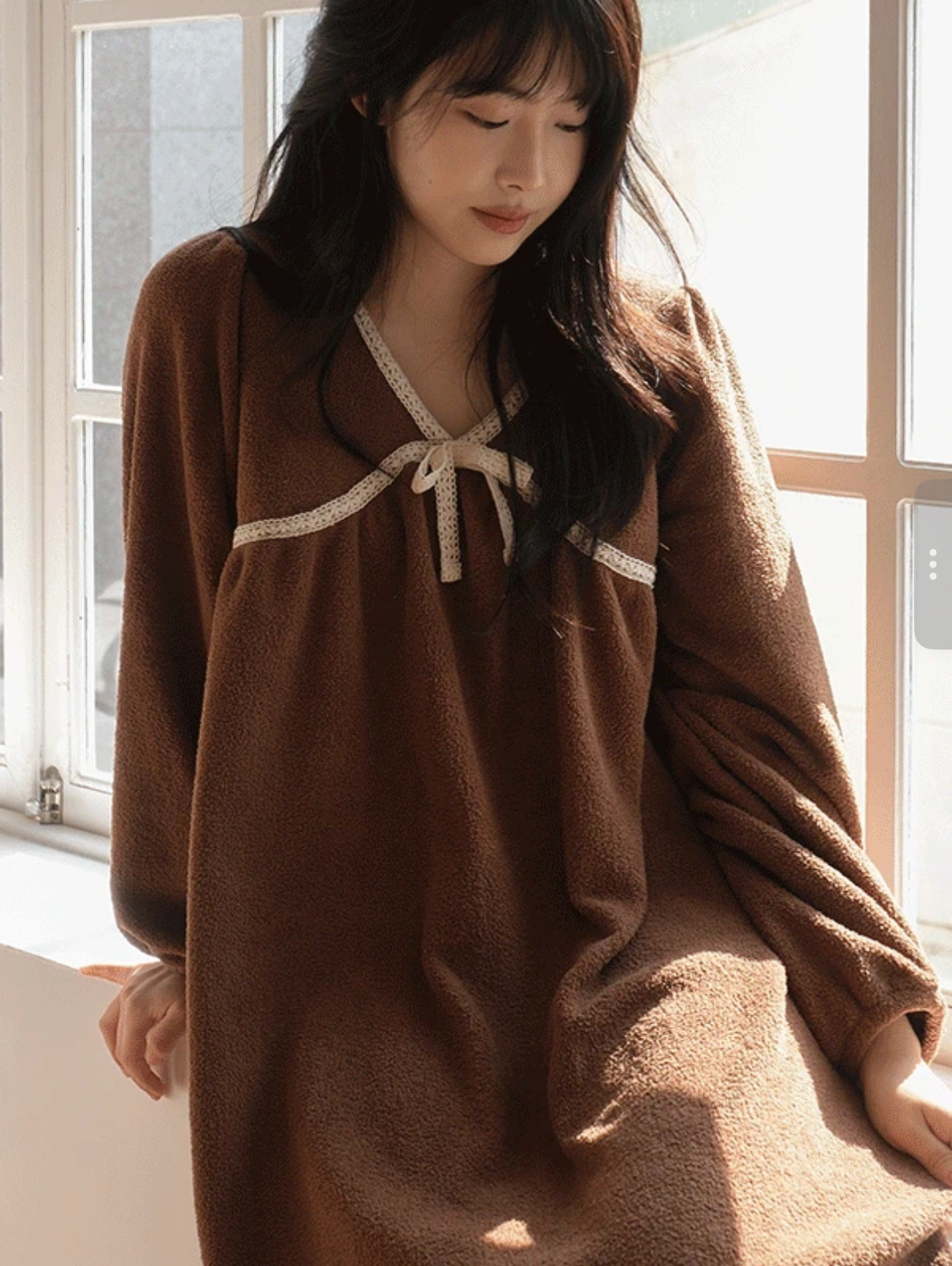 "D003" J'eu 低領蕾絲睡衣睡衣套裝