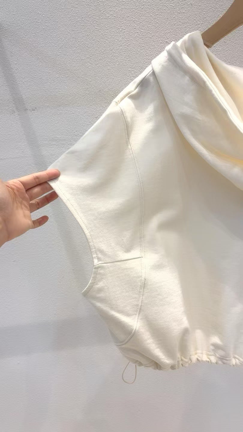 Cozy Breeze Hoodie Set|連帽短袖套裝