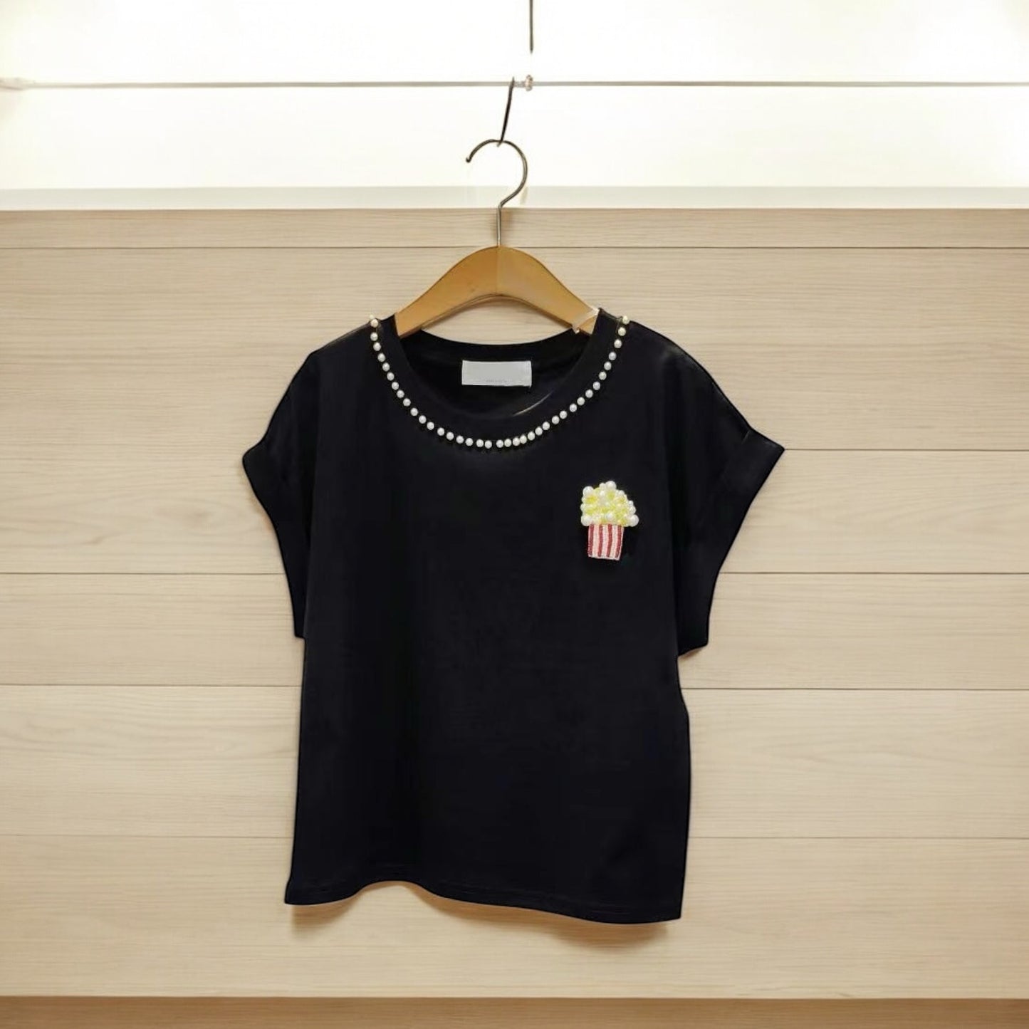 ✨ 爆谷珍珠 Tee|Pearl Popcorn Tee