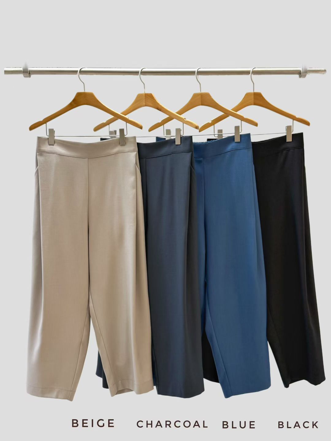 Tapered Cropped Pants 高腰九分錐形褲