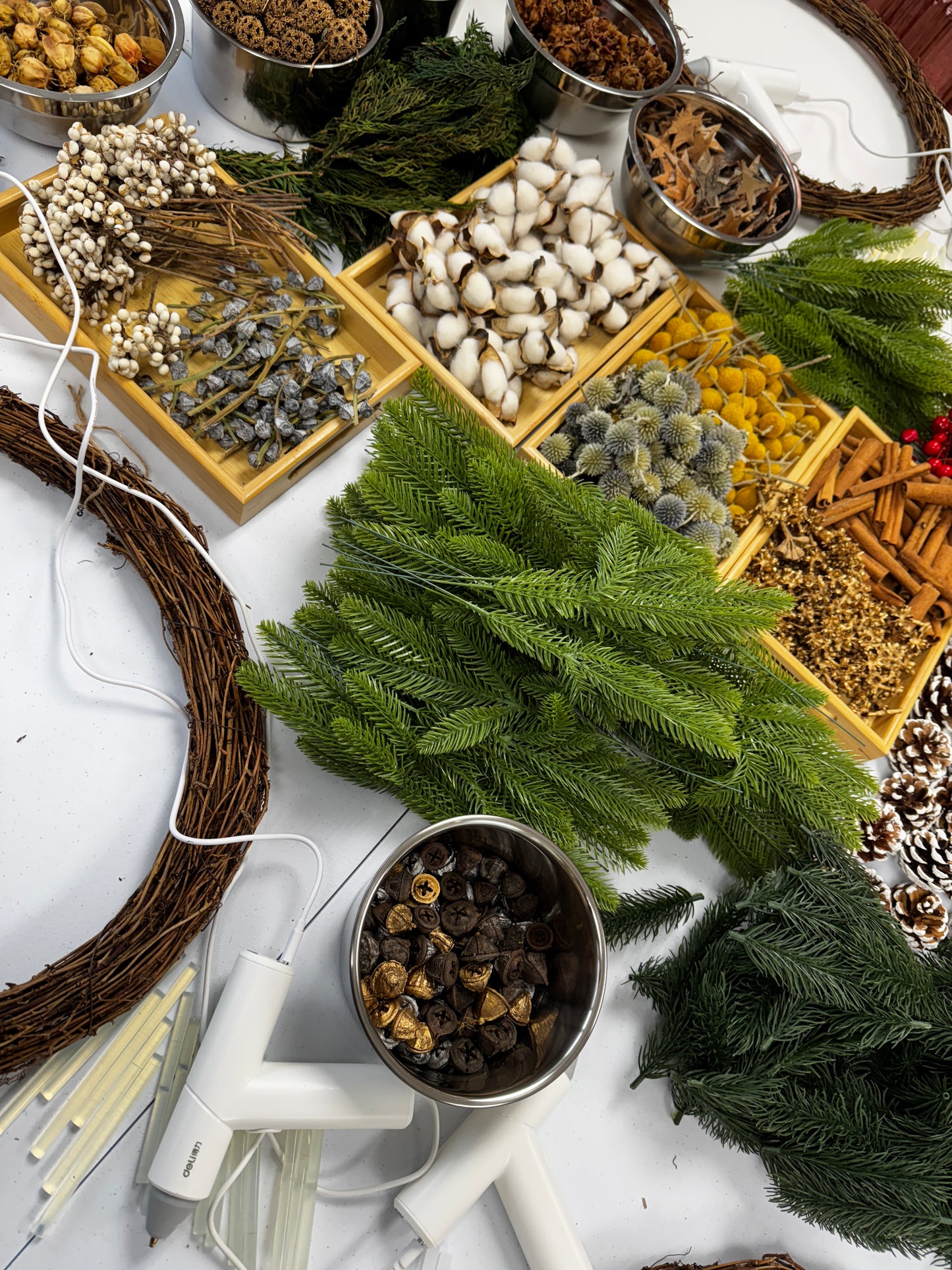 Christmas Wreath half day workshop * Available in November