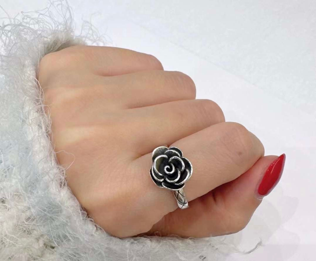 ・┆✦ʚ Korea Silver 925 Collection ɞ✦ ┆Rose vintage ring