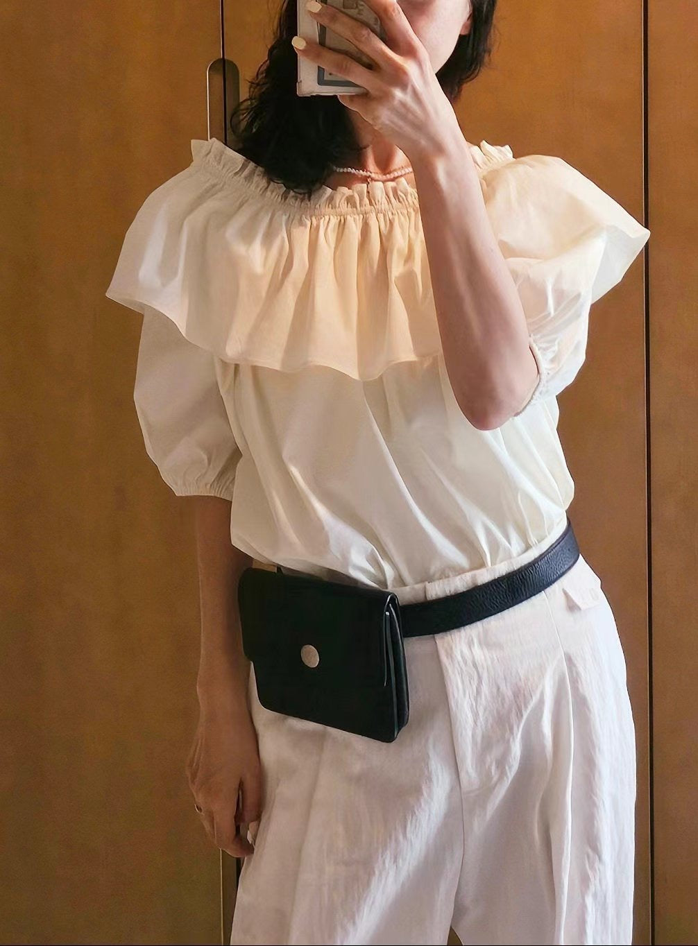 🌸 Elegant Off-Shoulder Puff Sleeve Top 超有氣質既一字膊泡袖上衣