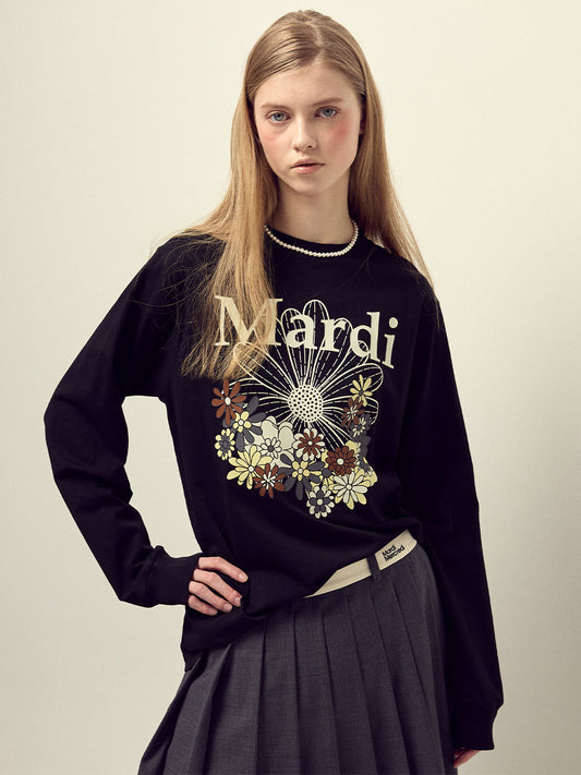Mardi Mercredi TSHIRT LONG SLEEVE FLOWER MARDI JARDIN COLLECTION