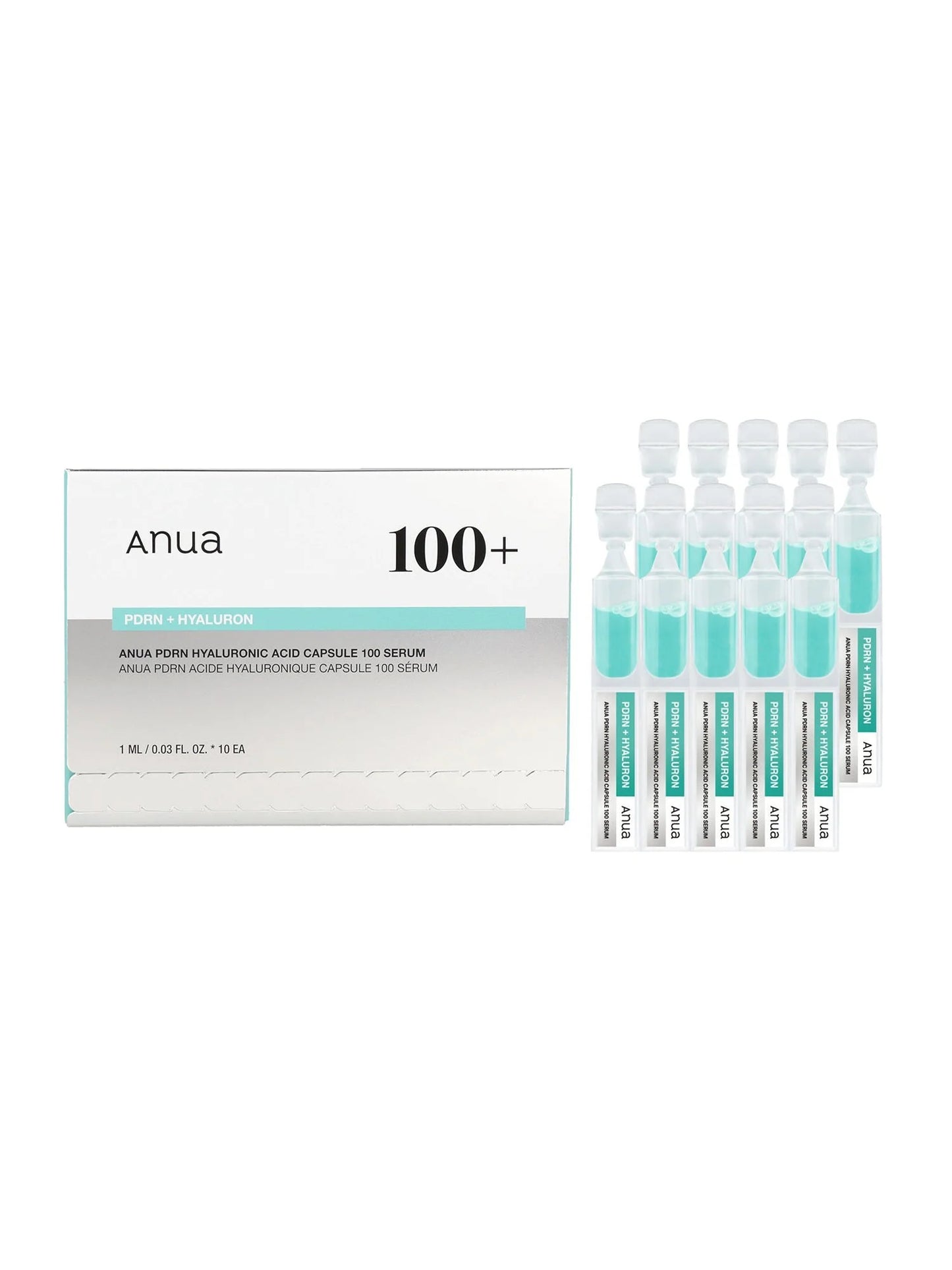 Anua PDRN Hyaluronic Acid Capsule 100 Serum (10 pcs of 1 ml)