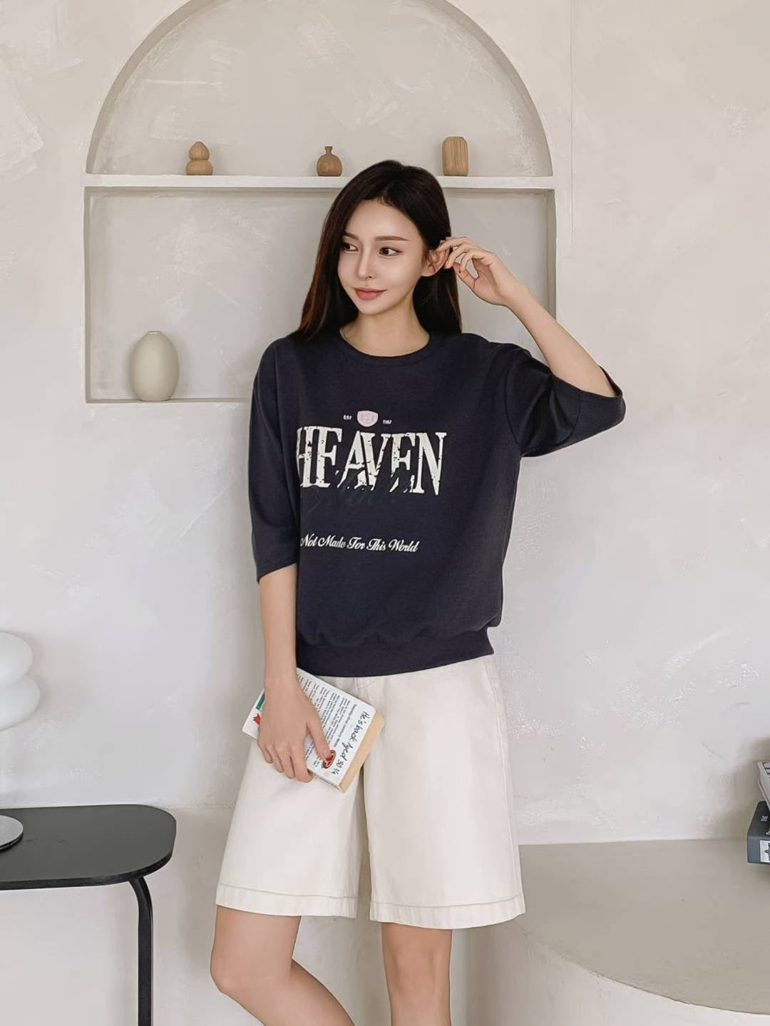 💫 Easy Match with Graphic Crewneck Sweatshirt|輕鬆搭配圓領衛衣