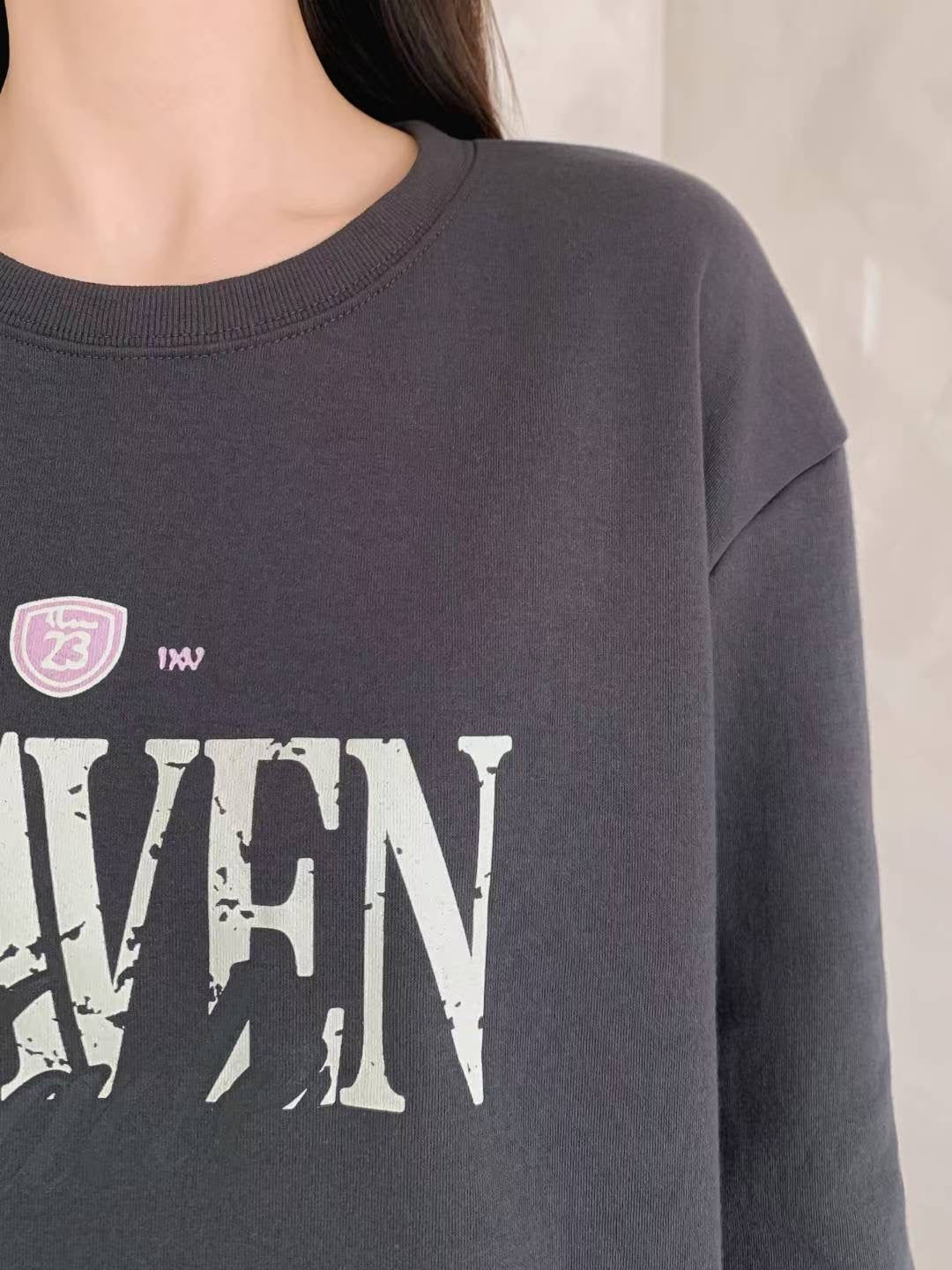💫 Easy Match with Graphic Crewneck Sweatshirt|輕鬆搭配圓領衛衣