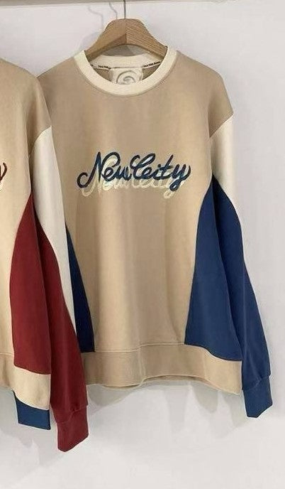 Colorblock Graphic Sweatshirt 拼色印花衛衣