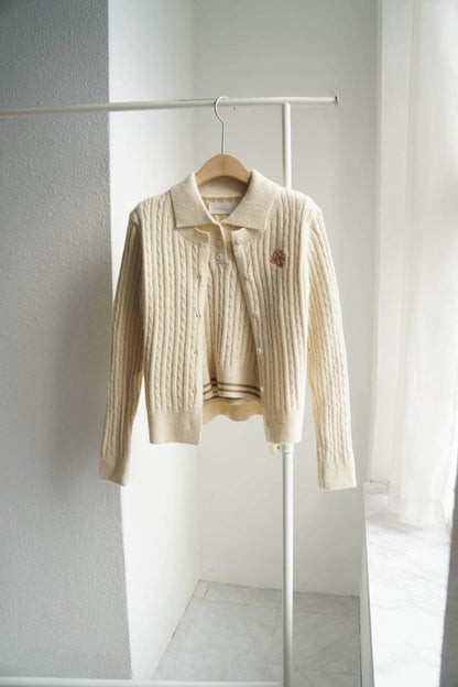 🧶【Adorable Flower Knit Set · 針織花朵套裝】🧶