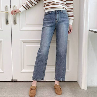 Straight Fit Denim Jeans 直筒彈力牛仔褲