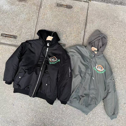 ✨【Adventure Bomber Jacket · 太空探險飛行外套】✨

🔥 東大門潮款 · Anna 系列