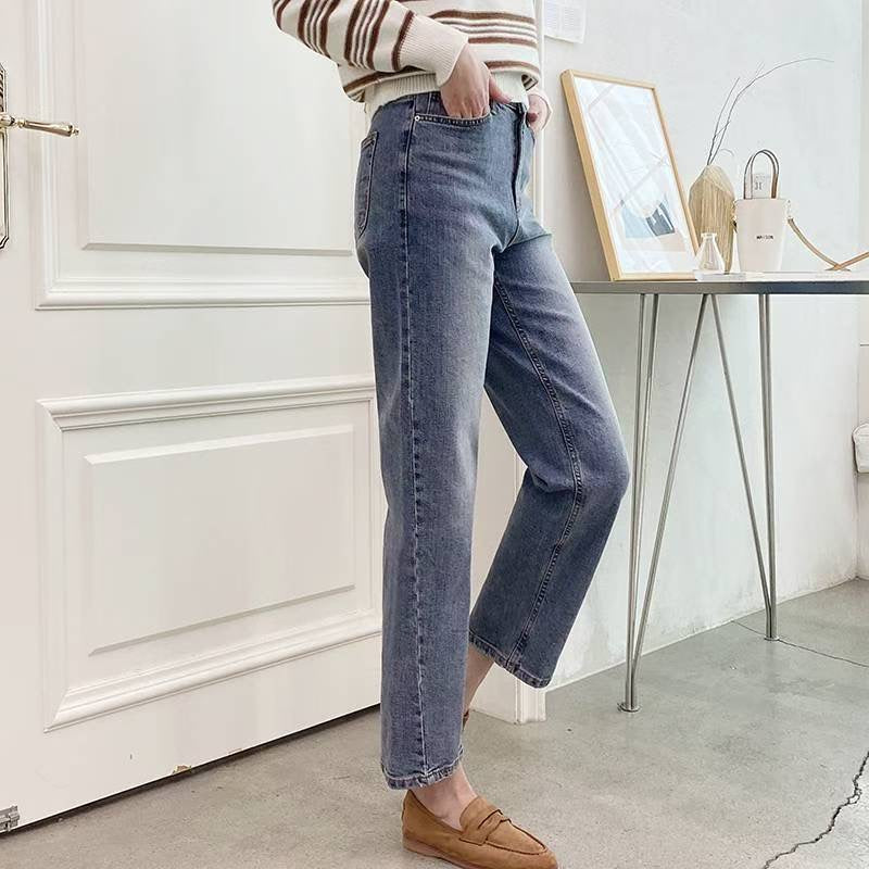 Straight Fit Denim Jeans 直筒彈力牛仔褲