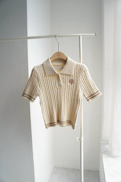 🧶【Adorable Flower Knit Set · 針織花朵套裝】🧶