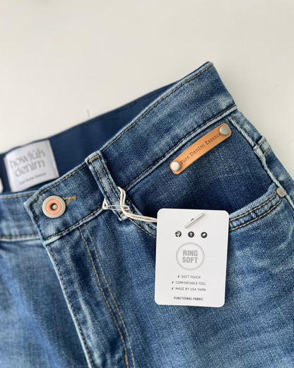 🤎 Stretch Bootcut Denim Pants #6002