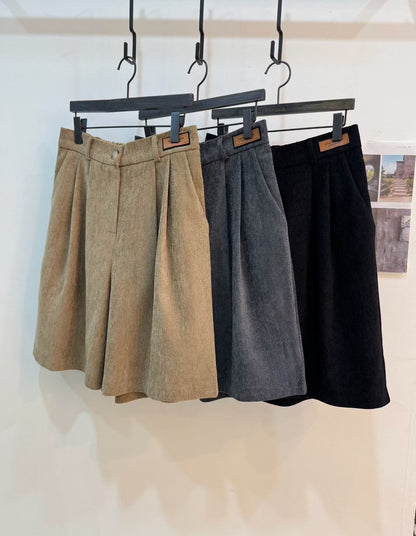 Corduroy Suit Set · 灰調燈芯絨西裝套裝